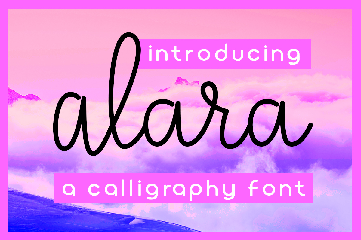 Alara: A Modern Script Font for Elegant Design