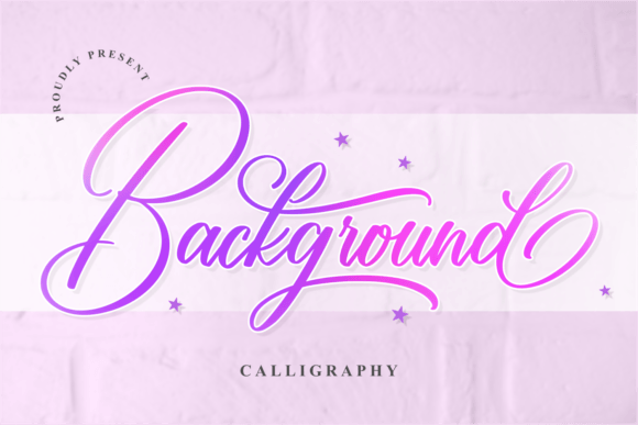 Background: The Handwritten Font That Elevates Every Design