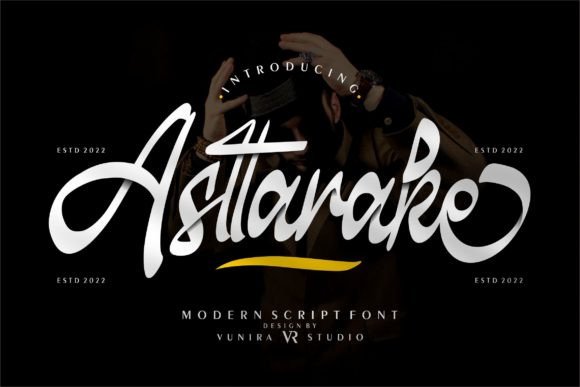 Bring Elegance to Every Project with the Asttarake Script Font
