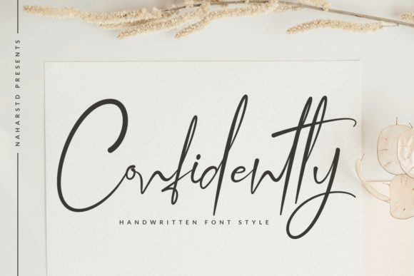 Confidently: The Luxurious Script Font for Modern Branding