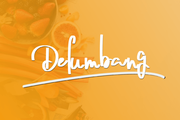 Delumbang: A Handwritten Font for Authentic Design
