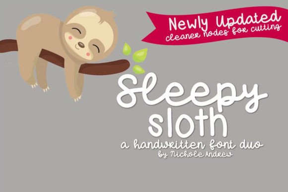 Discover the Sleepy Sloth Duo: A Font Pairing for Authentic Design