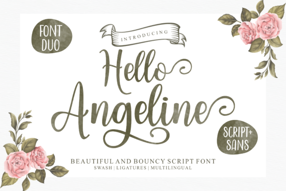 Discovering Hello Angeline: A Modern Font Duo for Creative Projects