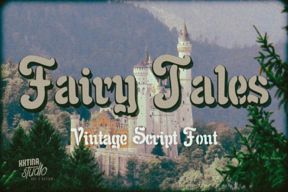 Fairy Tales: A Vintage Script Font for Timeless Projects
