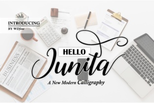 Hello Junita: A Script Font with Style and Soul