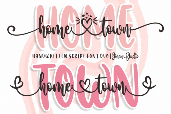 Home Town Duo: A Font Pairing for Modern Romance