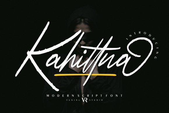 Kahittna: A Modern Handwritten Script for Distinctive Designs
