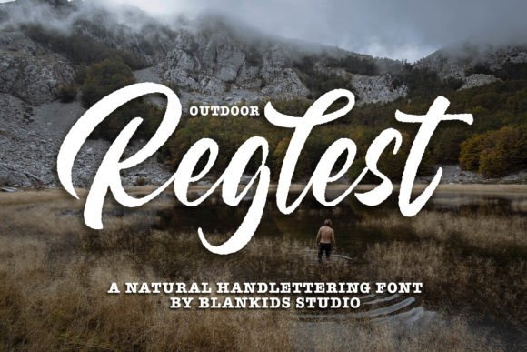 Reglest: A Modern Natural Handlettering Script Font