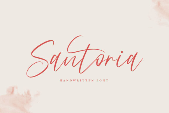 Santoria: The Elegant Script Font for Modern Branding