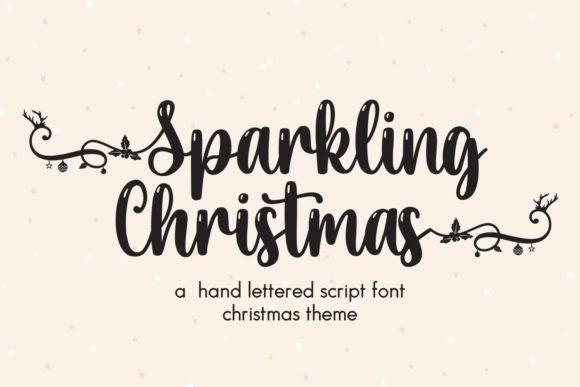 Sparkling Christmas: A Font That Brings Holiday Cheer to Every Project