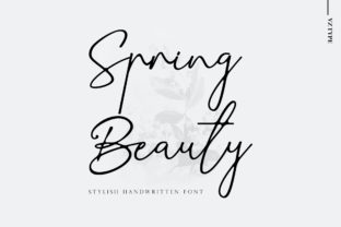 Spring Beauty: The Handwritten Script Font for Elegant Design