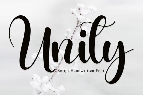 Unity: A Sweet Handwritten Script for Joyful Designs